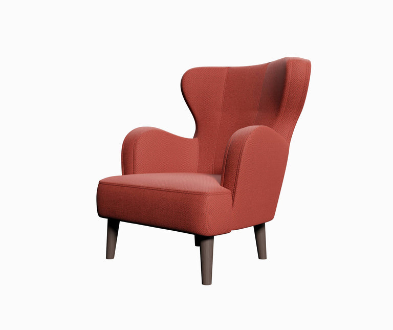 Fauteuil Lenna structuur stof