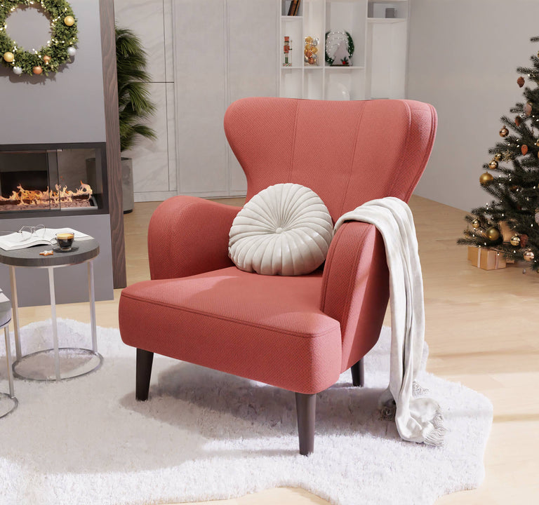 Fauteuil Lenna structuur stof