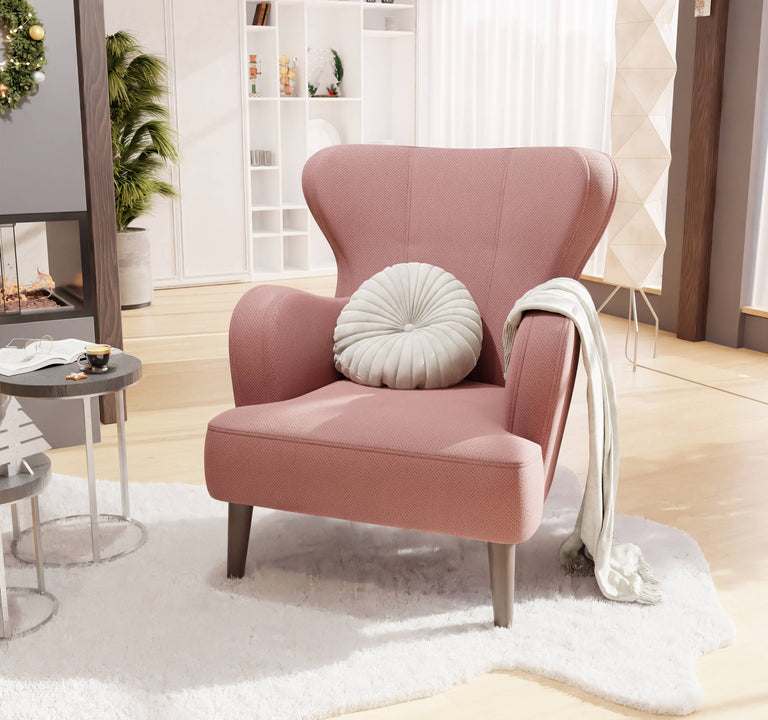 Fauteuil Lenna structuur stof