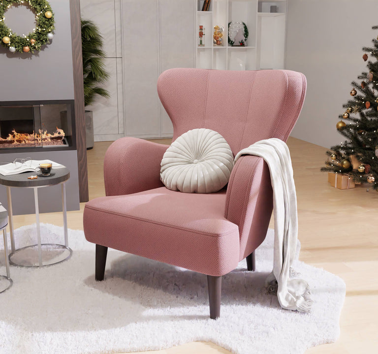 Fauteuil Lenna structuur stof