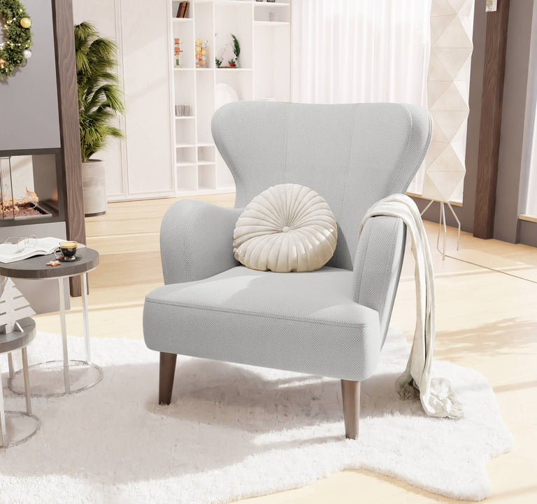 Fauteuil Lenna structuur stof