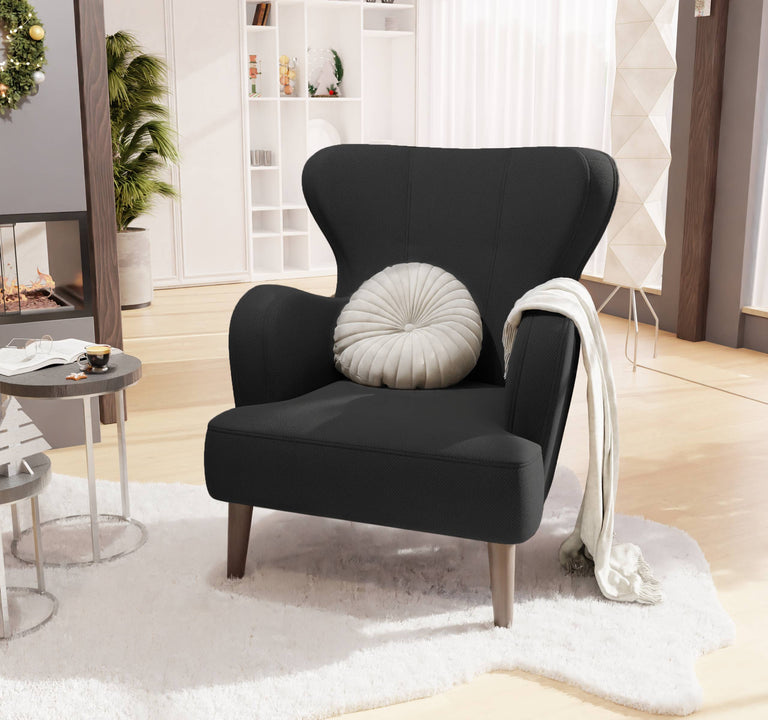 Fauteuil Lenna structuur stof