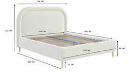 Bedframe Lorena inclusief matras 160 x 220 cm