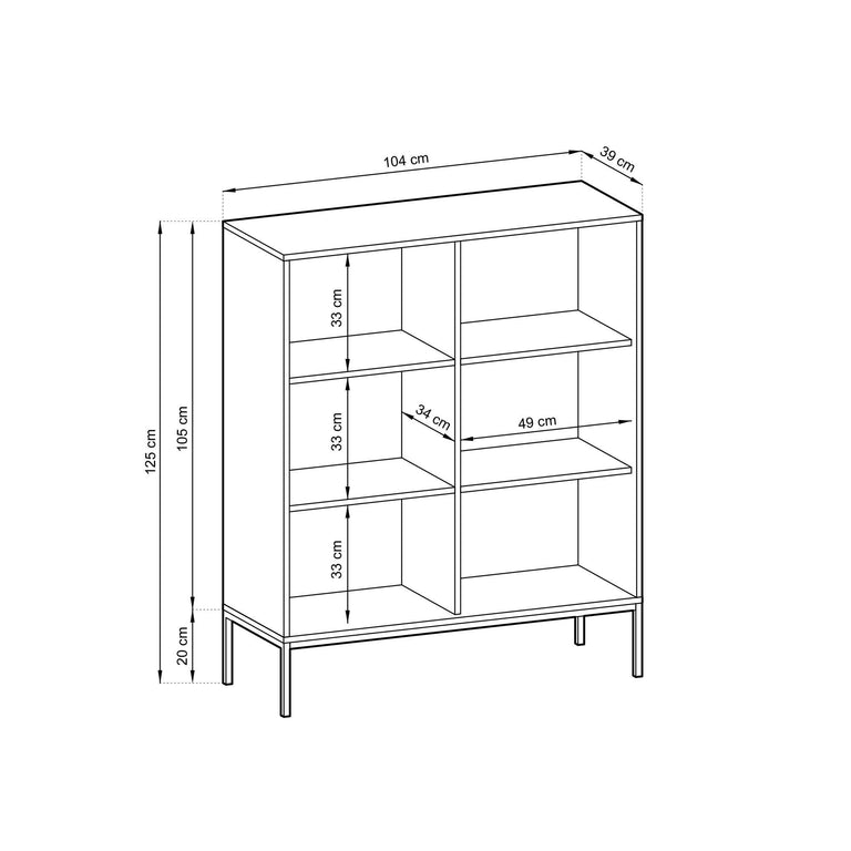 Dressoir Louis 2 deurs