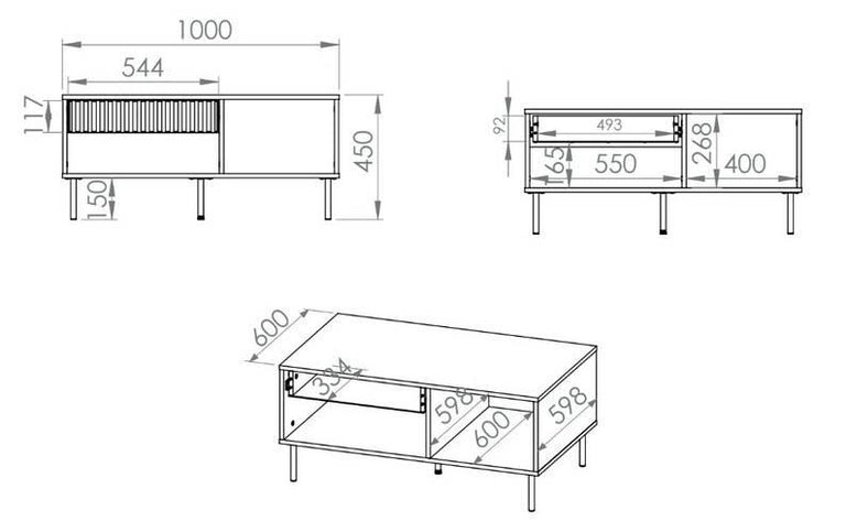 Carlotta salontafel