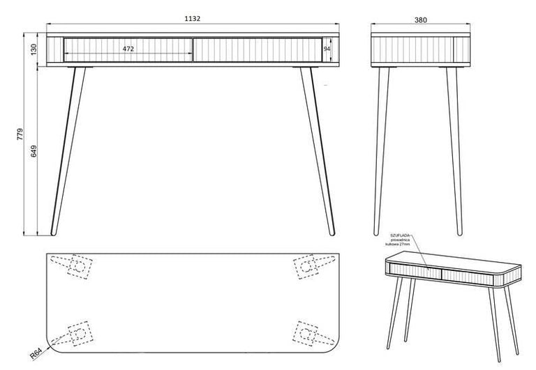 Kaptafel Barlo