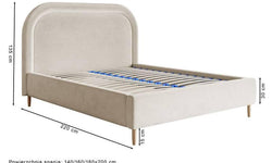 Bedframe Lorena inclusief matras 200 x 220 cm