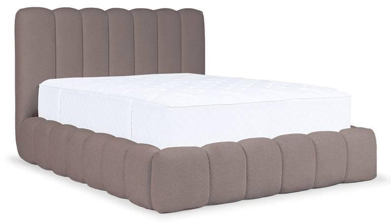 Bedframe Chusso bouclé met opbergvak 200 x 220 cm