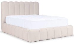 Bedframe Chusso bouclé met opbergvak 200 x 220 cm