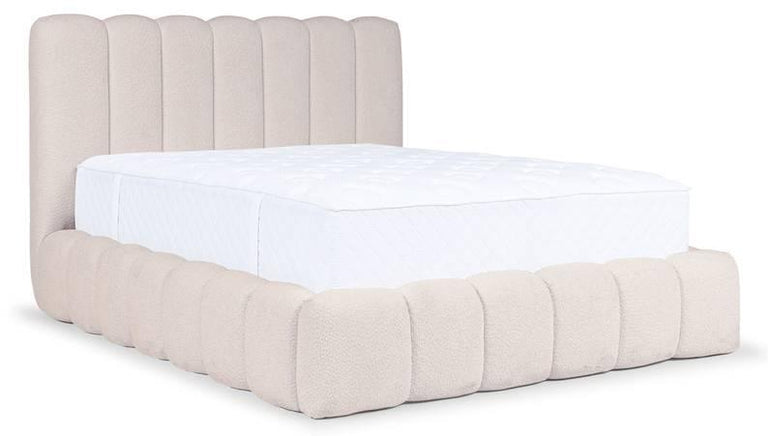 Bedframe Chusso bouclé met opbergvak 200 x 220 cm