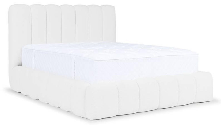 Bedframe Chusso bouclé met opbergvak 200 x 220 cm