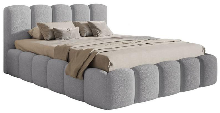 Bedframe Chloe II bouclé met opbergvak 180 x 220 cm