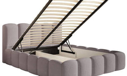 Bedframe Chloe II bouclé met opbergvak 180 x 220 cm