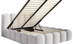 Bedframe Chloe II bouclé met opbergvak 180 x 220 cm