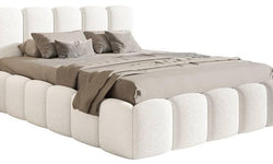 Bedframe Chloe II bouclé met opbergvak 180 x 220 cm