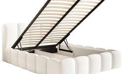 Bedframe Chloe II bouclé met opbergvak 180 x 220 cm