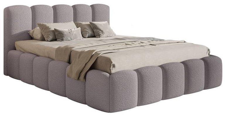 Bedframe Chloe II bouclé met opbergvak 160 x 220 cm