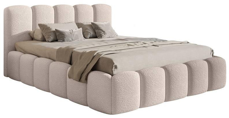 Bedframe Chloe II bouclé met opbergvak 160 x 220 cm