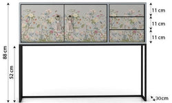 Dressoir Angel Grey Flowers