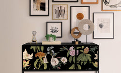 Dressoir Angel Black Flowers