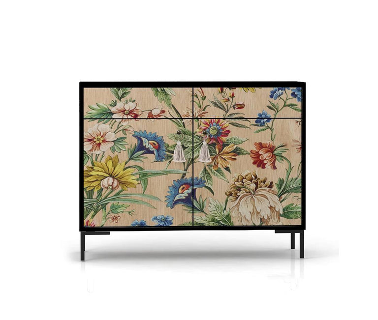 Dressoir Miquel Beige Flowers