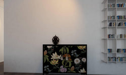 Dressoir Miquel Black Flowers