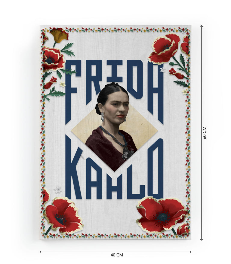 Wanddecoratie Frida-Kahlo