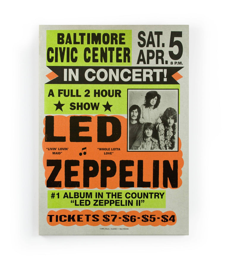 Wanddecoratie Led Zeppelin