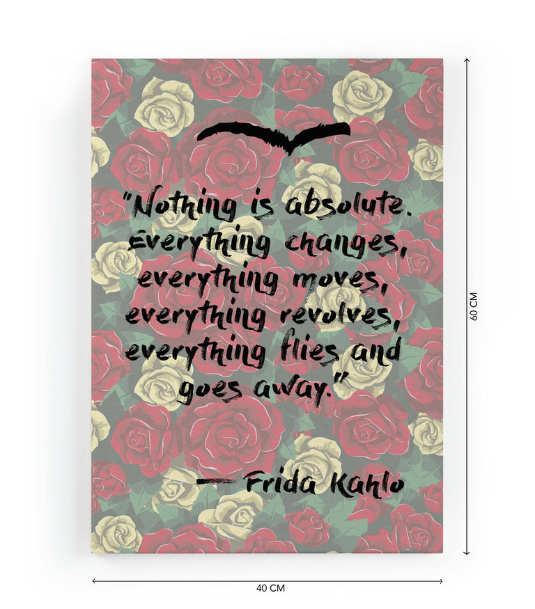 Wanddecoratie Frida Quotes