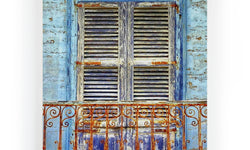 Wanddecoratie Blue Window