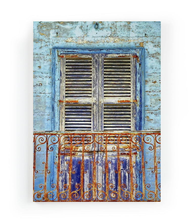 Wanddecoratie Blue Window