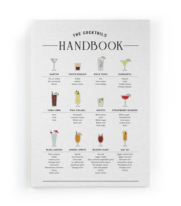 Wanddecoratie Cocktail