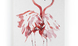 Wanddecoratie Flamingos