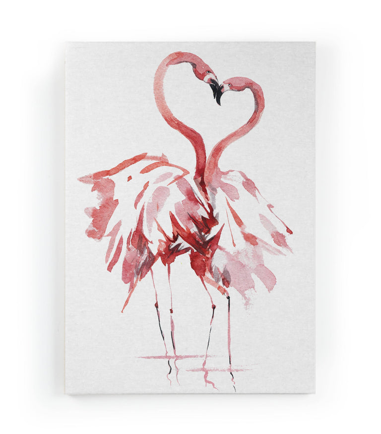 Wanddecoratie Flamingos