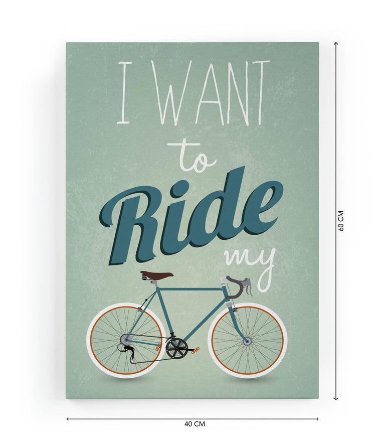 Wanddecoratie Ride