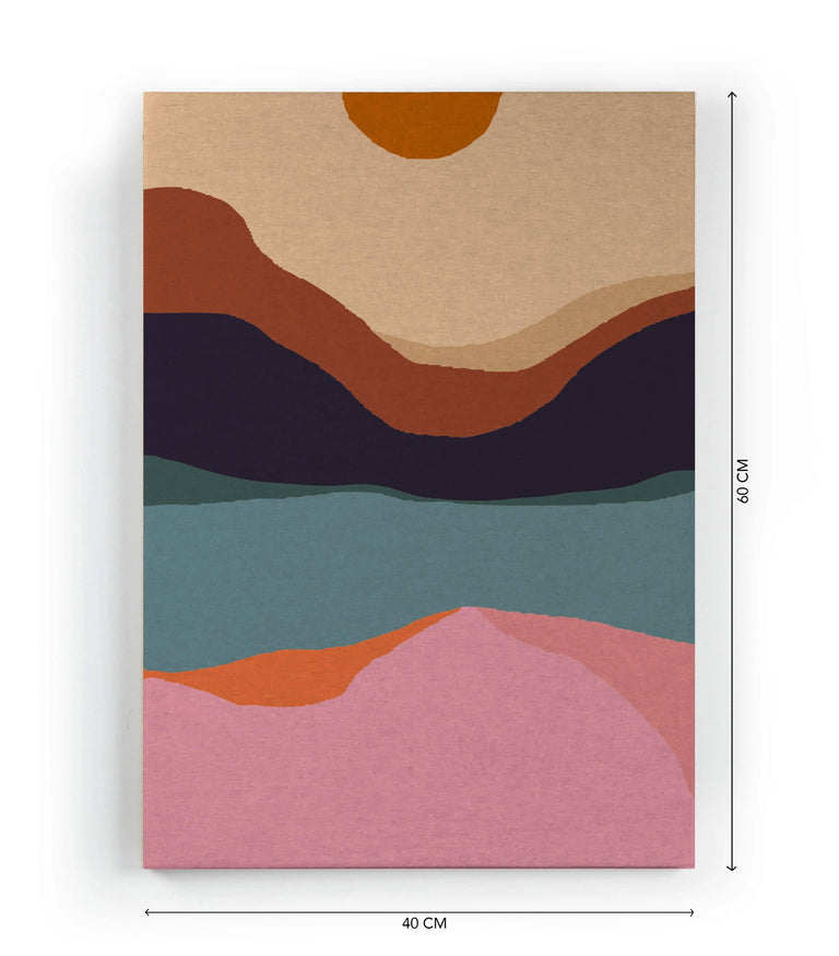 Wanddecoratie Midnight Sunset