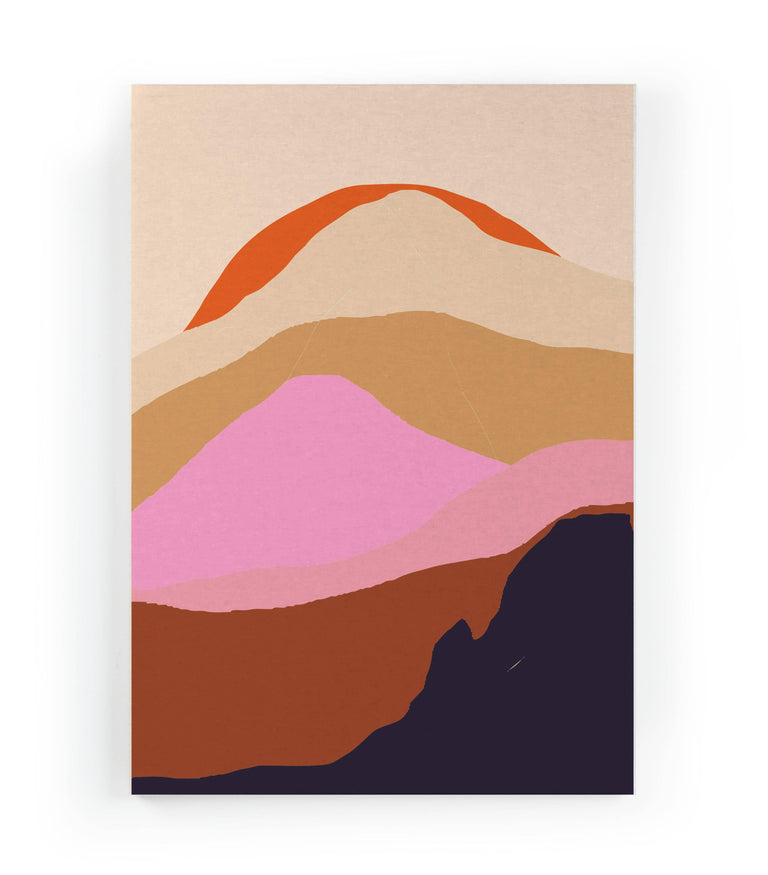 Wanddecoratie Mountain Sunset