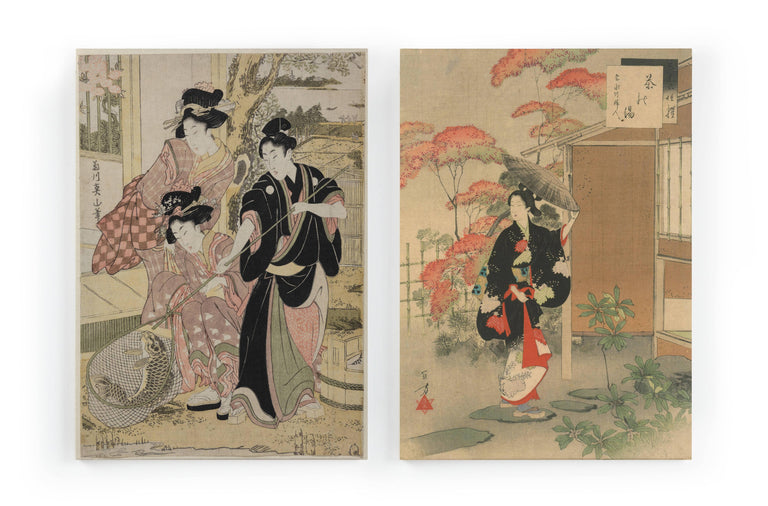 Set van 2 wanddecoraties Japanese Art