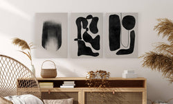 Set van 3 wanddecoraties Printed Shapes