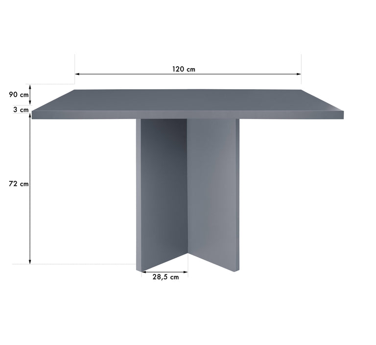 Eettafel Valentí rechthoekig