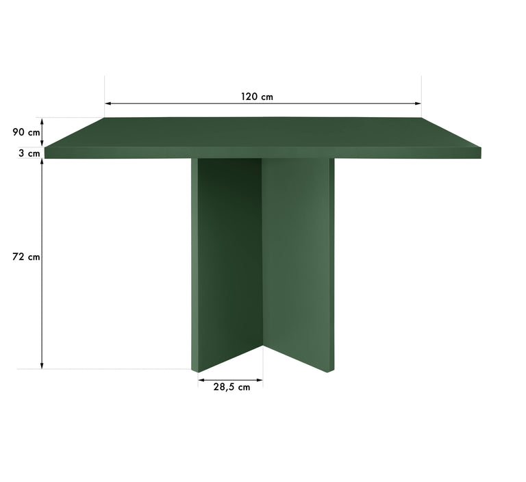 Eettafel Valentí rechthoekig