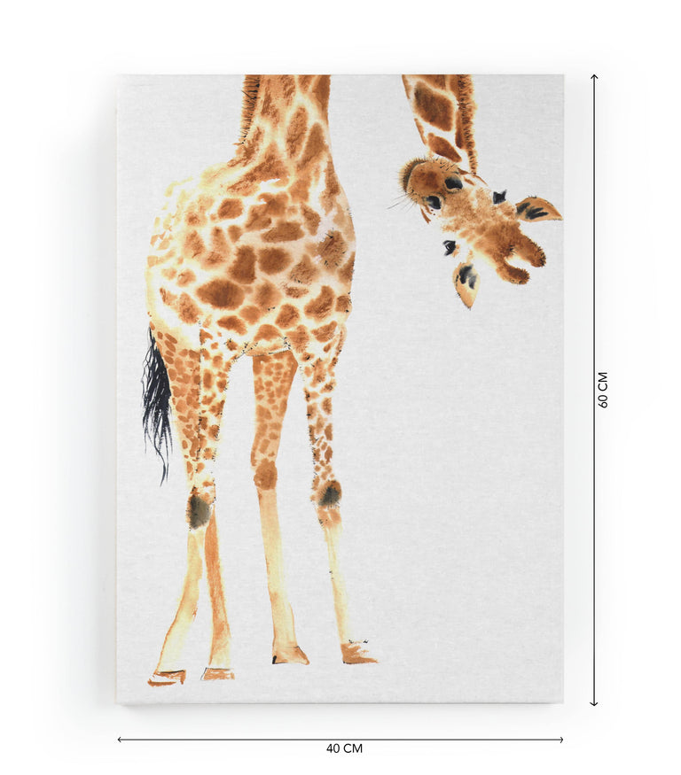 Wanddecoratie Giraffe Looks