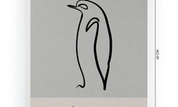 Wanddecoratie Picasso Penguin