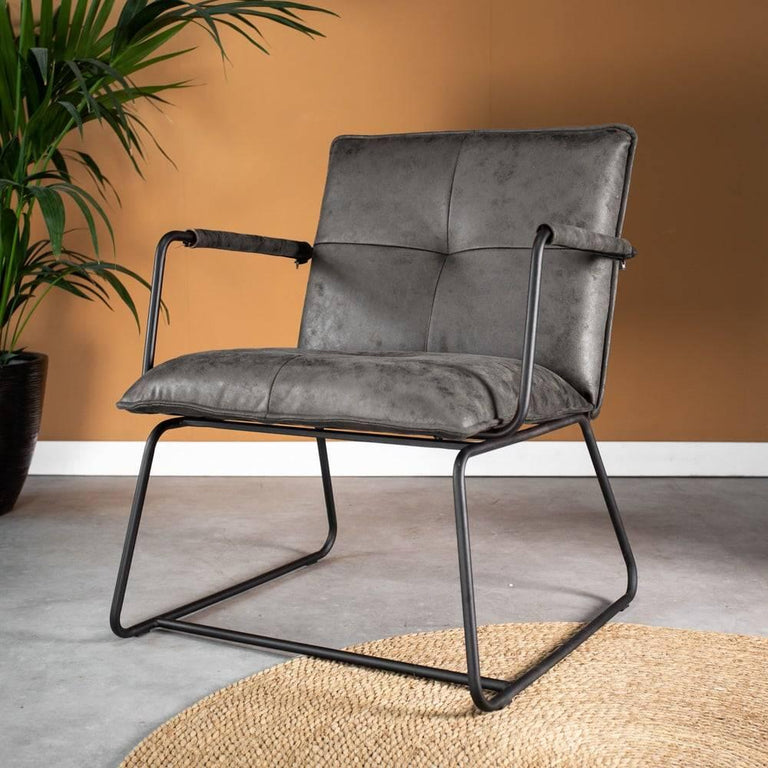 Fauteuil Hailey Eco-leder