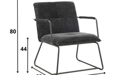 Fauteuil Hailey Eco-leder