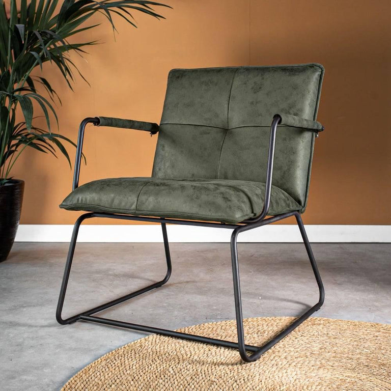 Fauteuil Hailey Eco-leder