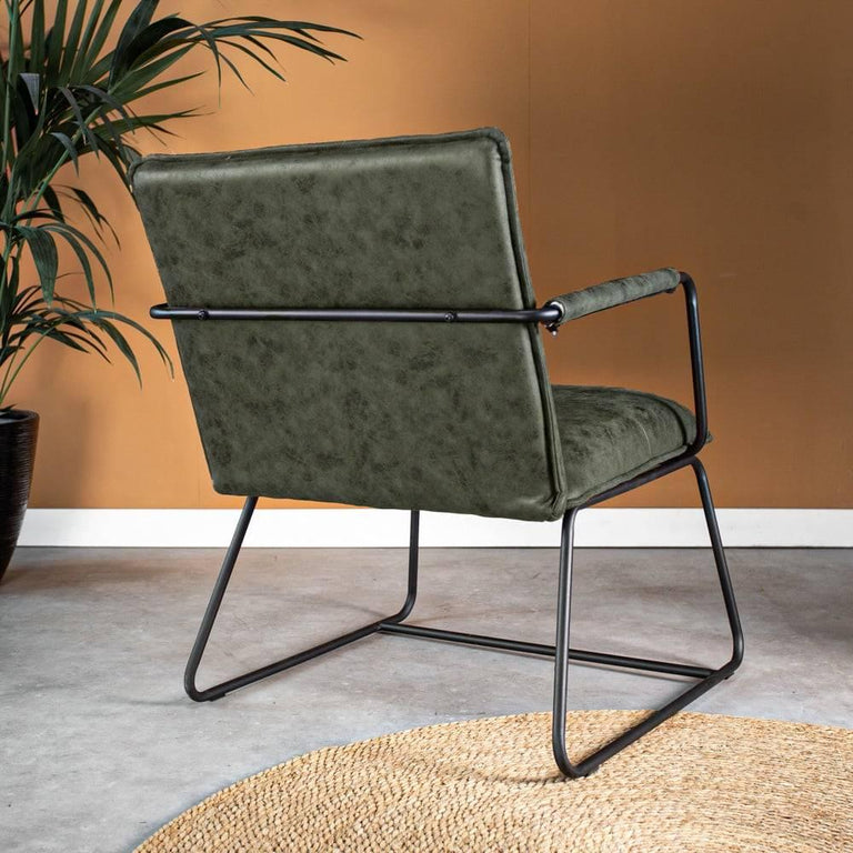 Fauteuil Hailey Eco-leder