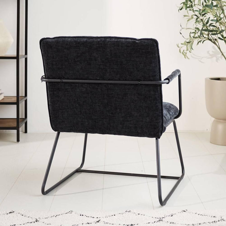 Fauteuil Hailey beige chenille