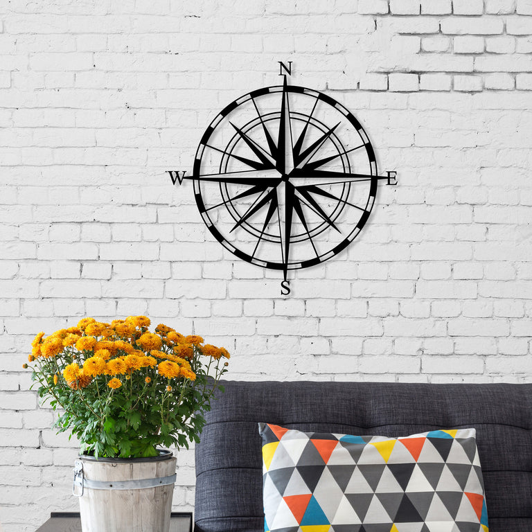 Wanddecoratie Compass