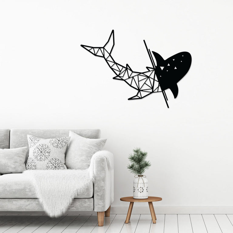 Wanddecoratie Shark